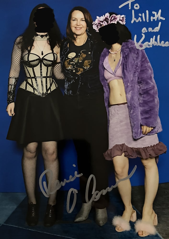 My friend and I as Discord with Renee O'Conner