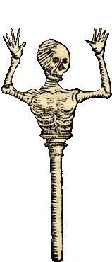 Skeleton wand
