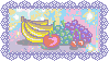Pixel art fruits